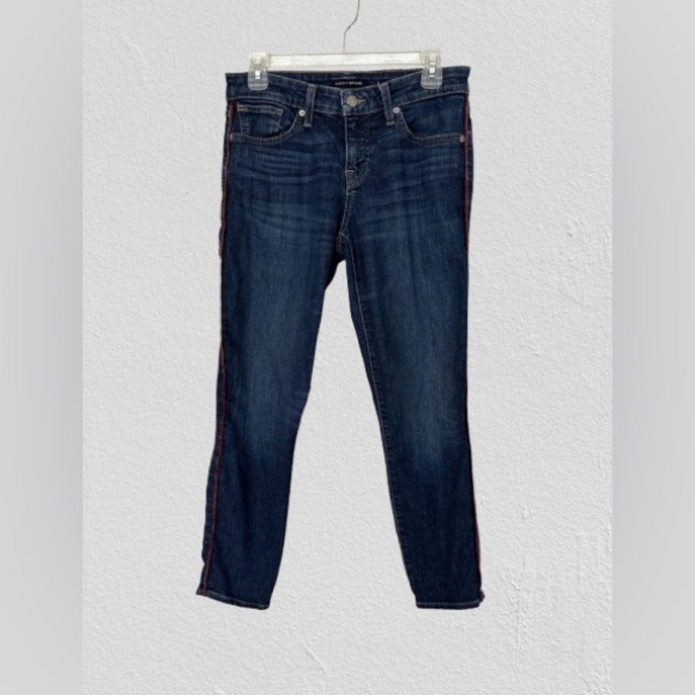 Lucky Brand Women’s Blue Skinny Lolita Low Rise Jeans, Sz 6/28A.